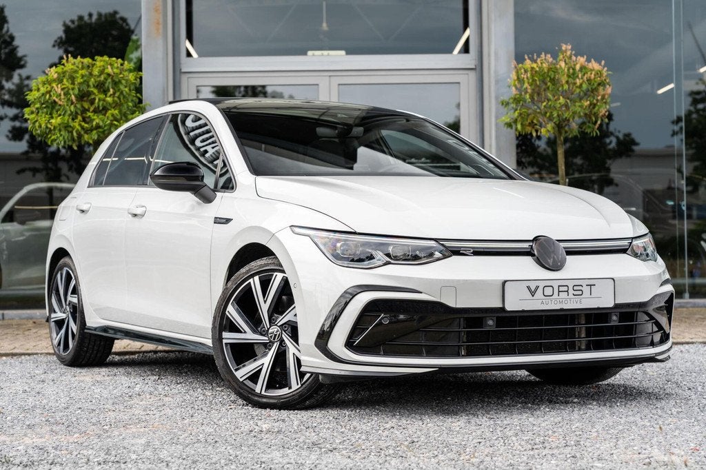 Volkswagen Golf 1.5 eTSI 3 x R-Line Pano Dsg Headup, 150 pk, Alcantara, Wit, Bedrijf
