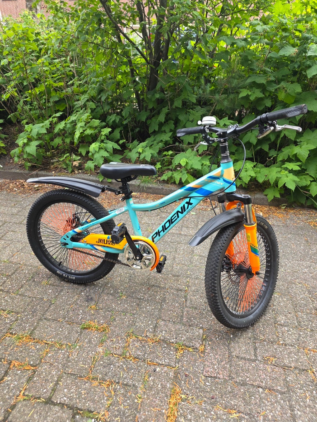 Phoenix Jongensfiets Kinderfiets 22 inch, Ophalen, 20 inch of meer, Gebruikt, Velgrem