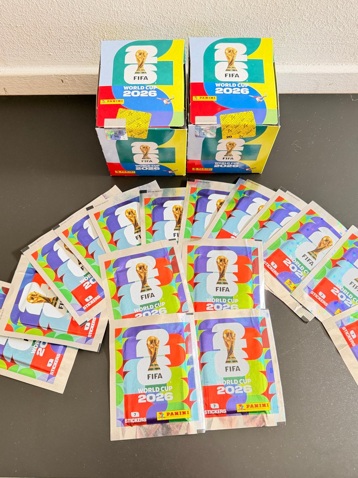 Panini WK 2026 stickers, losse pakjes! Gratis Verzending, Ophalen of Verzenden, Nieuw, Meerdere stickers
