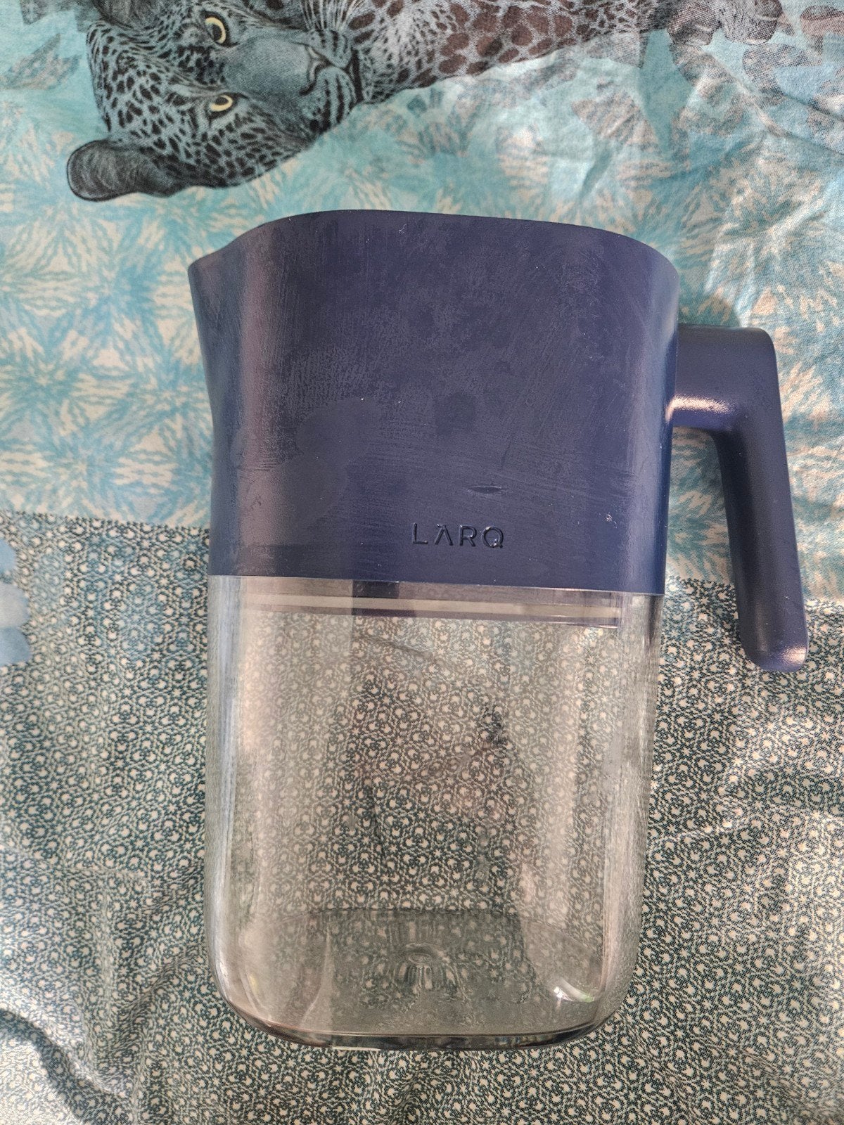 LARQ waterkan/karaf met filter, blauw, Kunststof, Ophalen of Verzenden, Zo goed als nieuw, Overige merken
