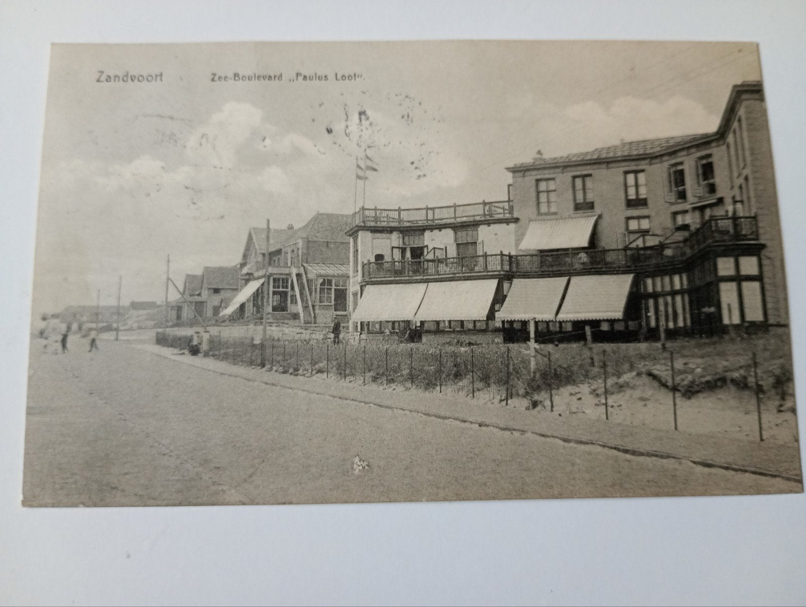 Zandvoort Zeeboulevard Paulus Loot 1910, Ophalen of Verzenden, Voor 1920, Gelopen, Noord-Holland