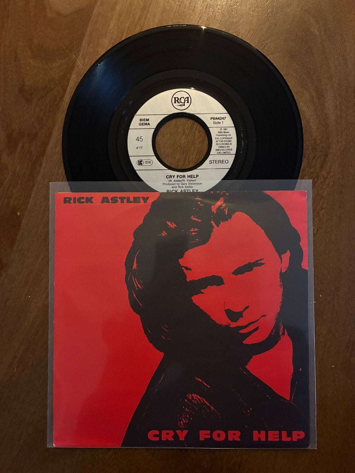 Rick Astley - Cry for help, Ophalen of Verzenden, 7 inch