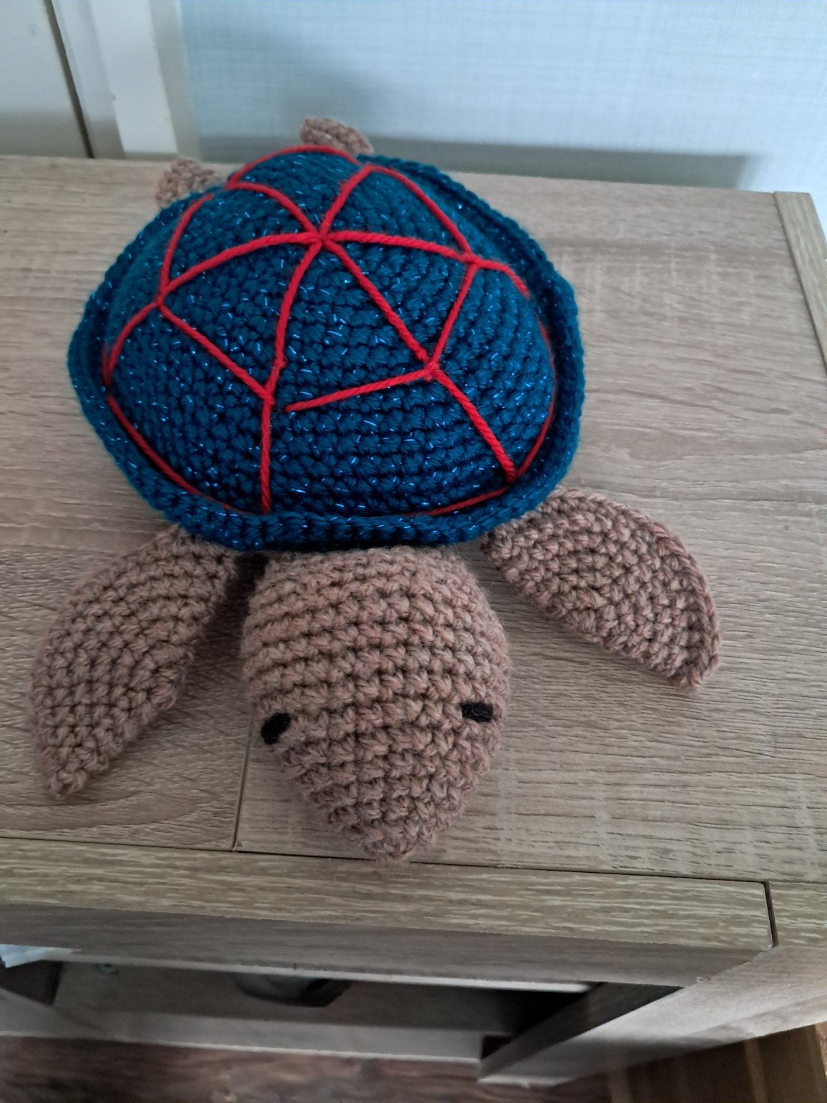 Handgemaakte gehaakte schildpad knuffel, Handgemaakt, Overige typen, Nieuw, Ophalen of Verzenden