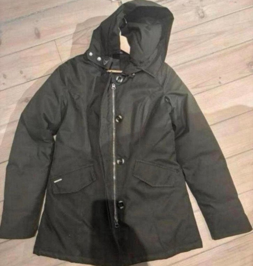 Dames AirForce donkergroene parka maat kinder maat L = 38-40, Ophalen of Verzenden, Gedragen, Maat 38/40 (M), Groen