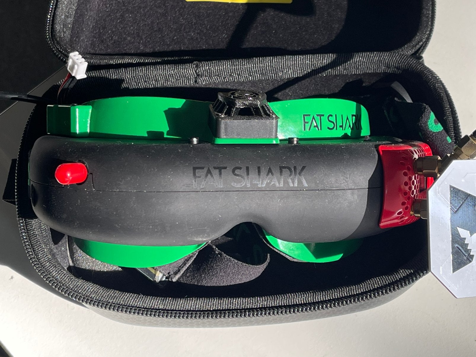 Fpv bril Fat Shark Attitude V5 met Rapidfire Module, Ophalen of Verzenden, Zo goed als nieuw