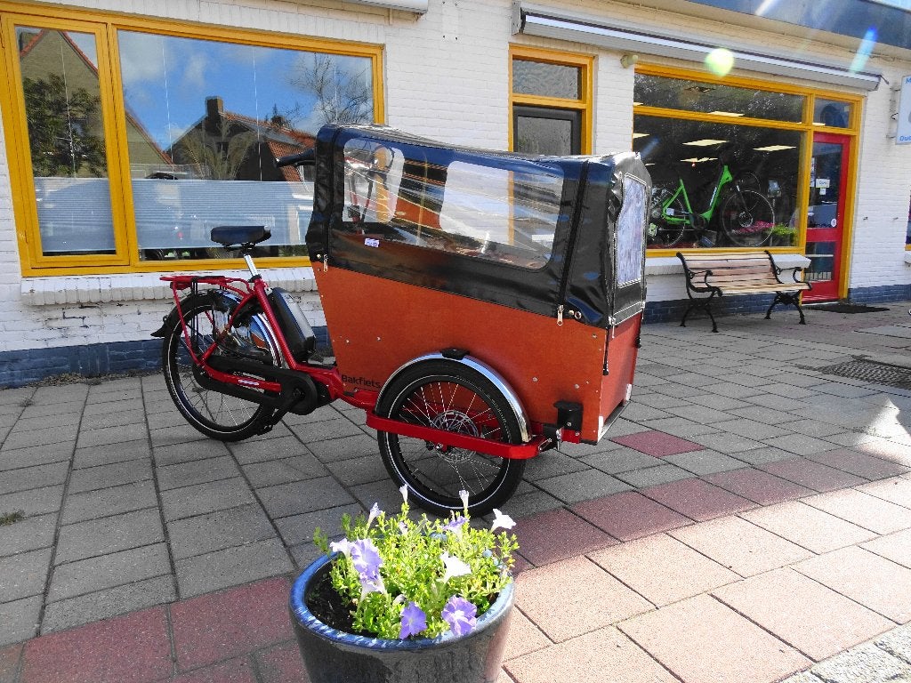 Elektrische bakfiets E-Cargo Trike Classis Narrow Actieprijs, 4 kinderen of meer, Nieuw, Elektrisch, Schijfrem