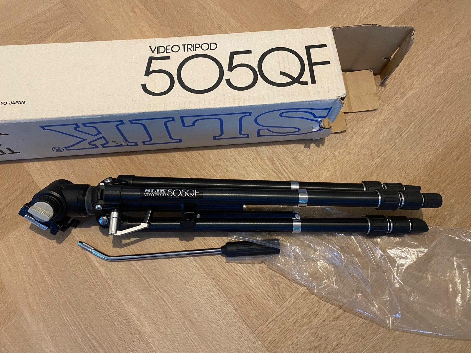 Slik Video Statief 505QF - Zo goed als nieuw, Slik, Zo goed als nieuw, 150 tot 175 cm, Snelkoppelingsplaat