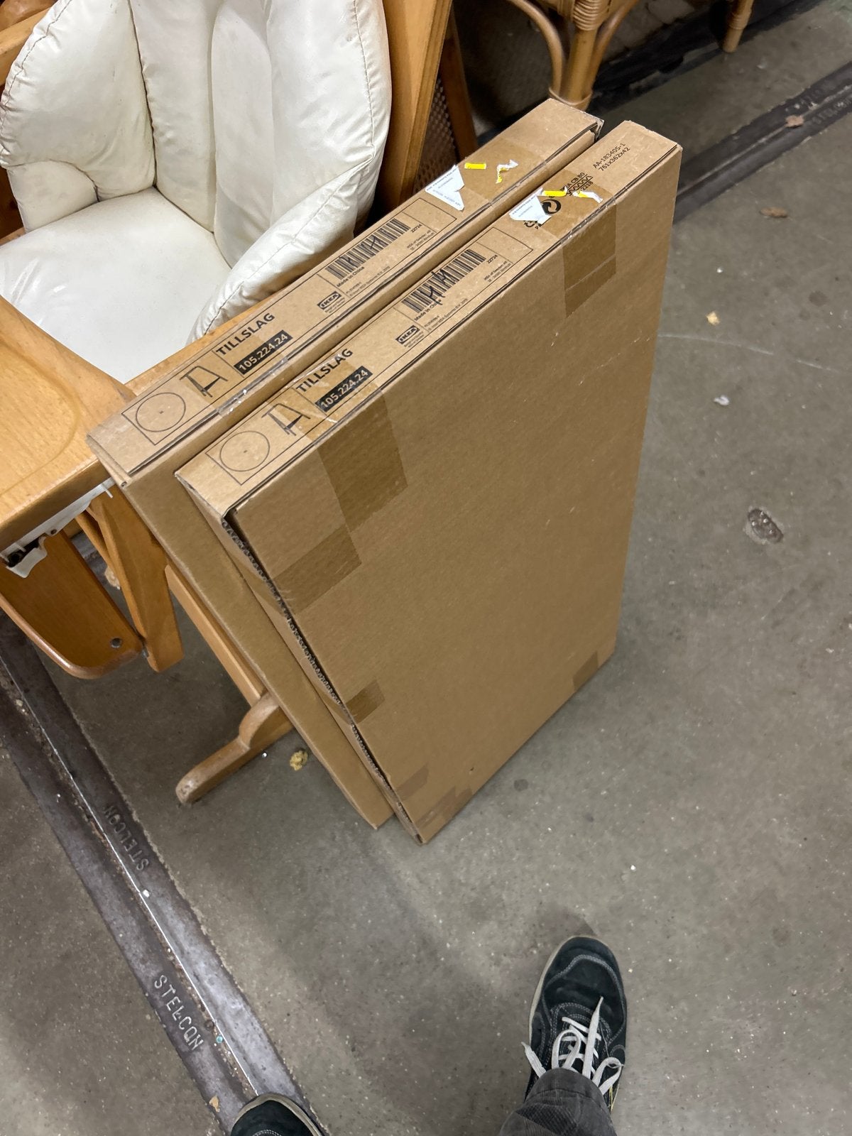 2 IKEA Tillslag schragen - Nieuw in doos, Tafelpoot, Ikea, Nieuw, Ophalen of Verzenden