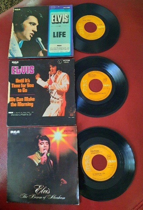 Elvis Presley diverse Frankrijk only believe 7 voor 44.50, Cd's en Dvd's, Ophalen of Verzenden, Gebruikt, Pop
