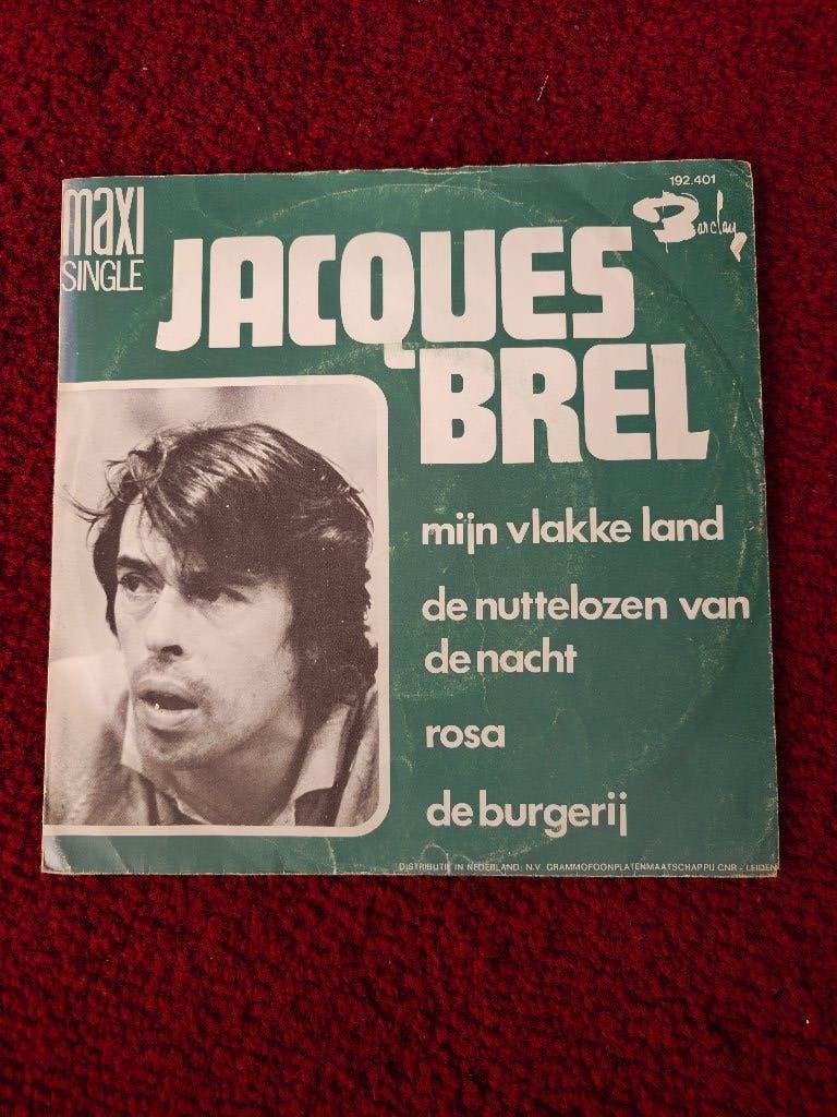 Single Jacques Brel, Ophalen of Verzenden, Gebruikt, Pop
