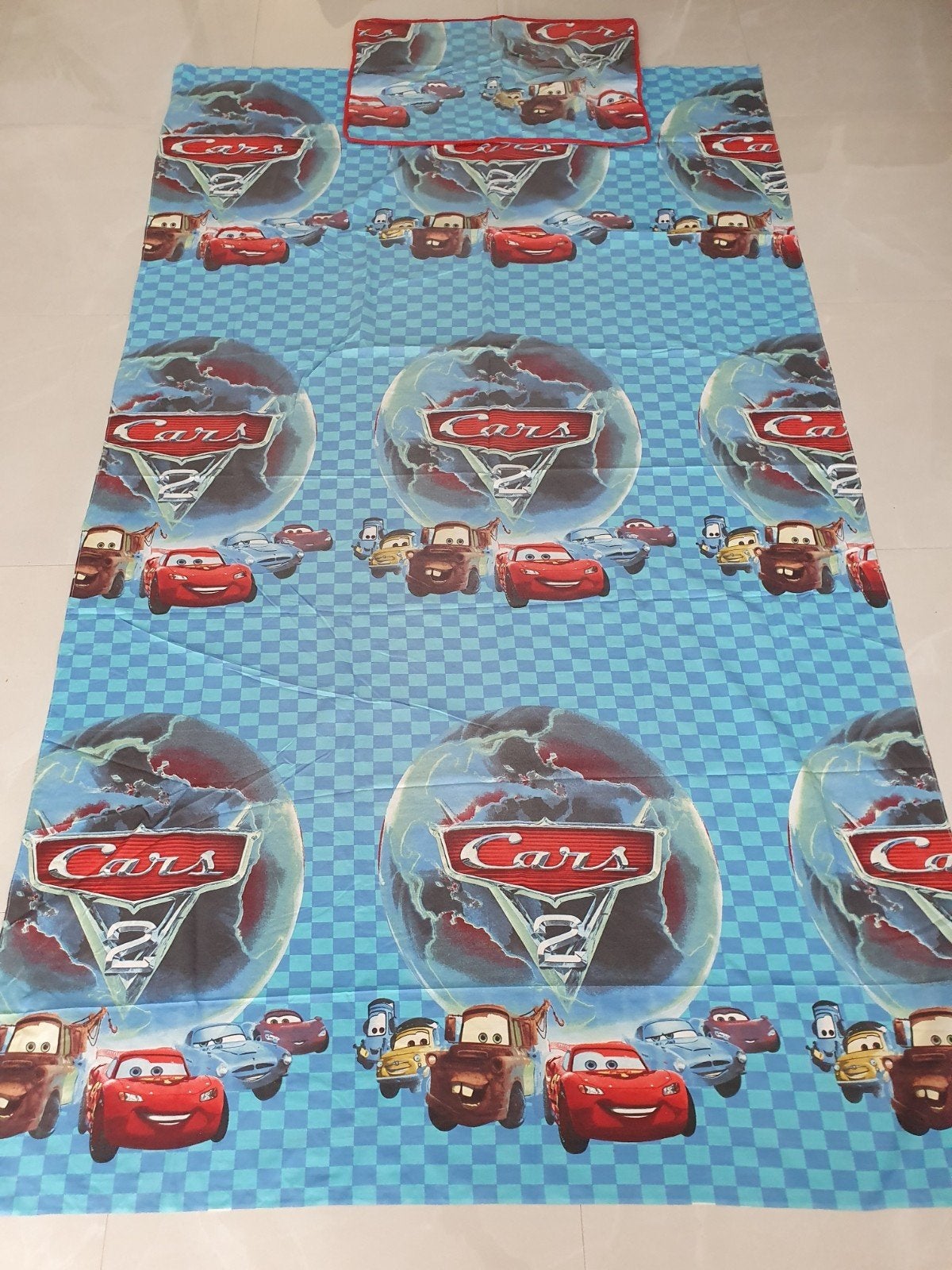 Cars Dekbedovertrek met Bliksem McQueen - Gebruikt, Gebruikt, Overige merken, Meerkleurig, Dekbedovertrek