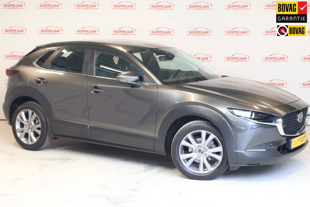 Mazda CX-30 Skyactiv-G 2.0 M hybrid, Adaptive, 360 Bose, sto, Auto's, 1998 cc, Stof, Gebruikt, Zwart