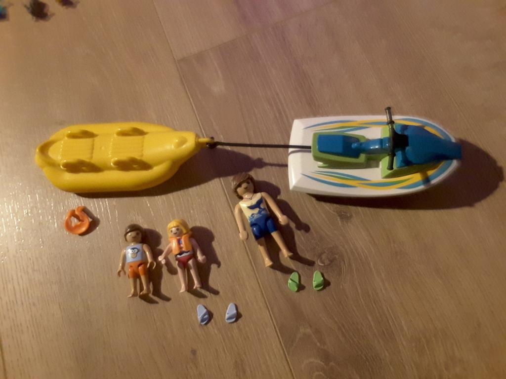 Playmobil 6980 jetski met bananen boot., Ophalen of Verzenden, Zo goed als nieuw