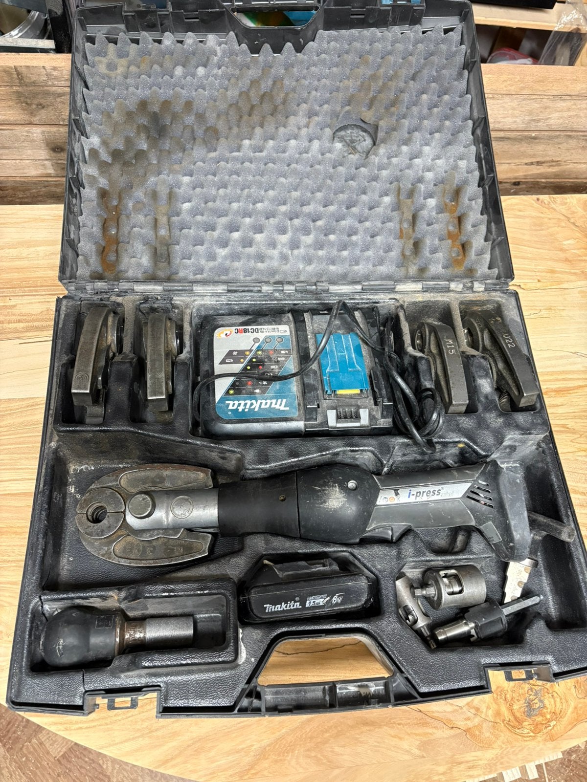 Perstang Mini i-Press, Ophalen, Gebruikt