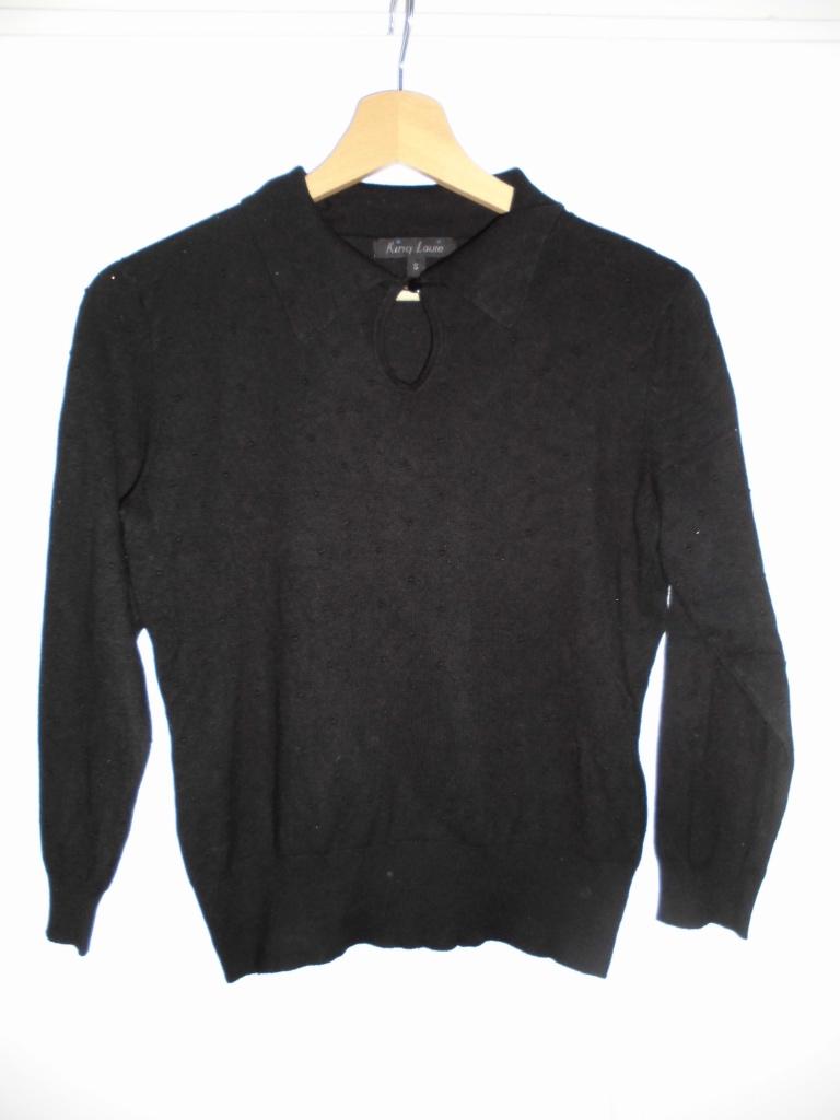 King Louie top maat S, Kleding | Dames, Zwart, Ophalen of Verzenden, Zo goed als nieuw, Lange mouw