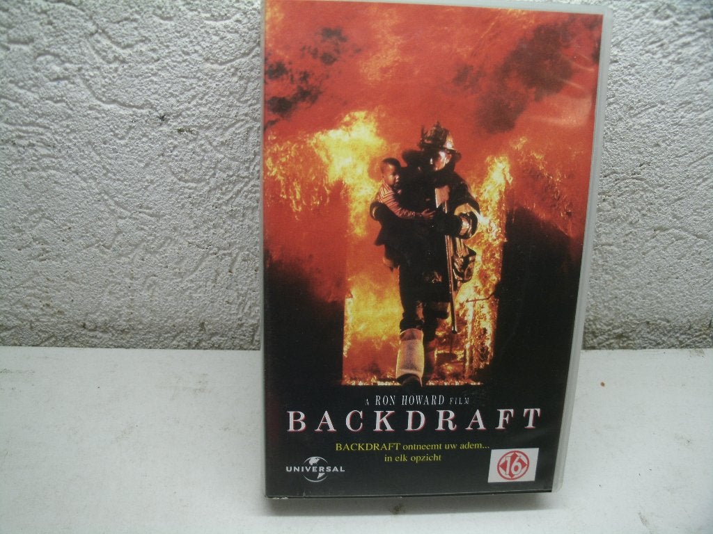 vhs 119b back draft, Vanaf 16 jaar, Ophalen of Verzenden, Zo goed als nieuw, Actie en Avontuur