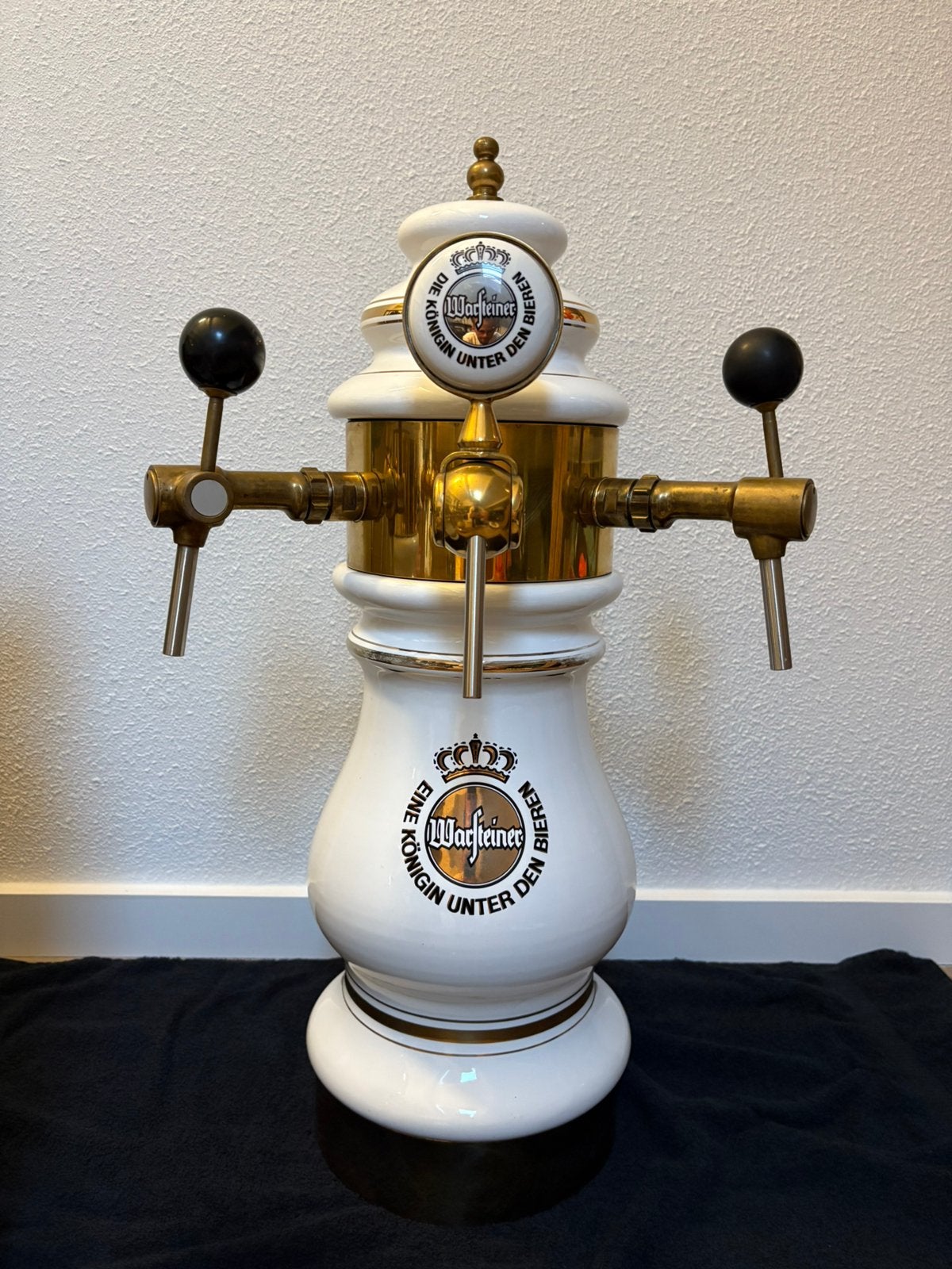 Warsteiner Porseleinen Tap 3 Kraans Uniek, Ophalen, Zo goed als nieuw