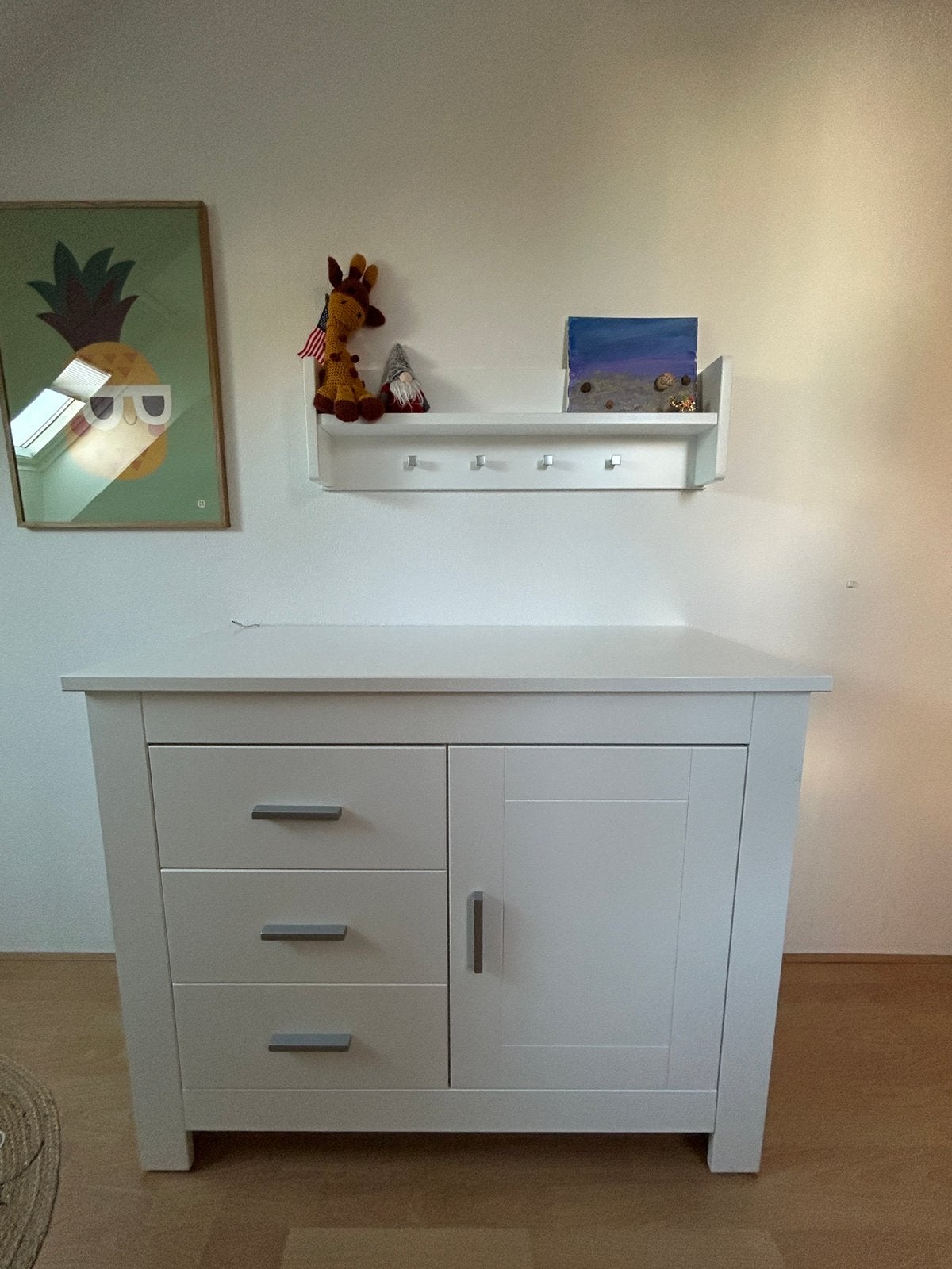 Bopita kinderkamer - babykamer - Wit - Commode, kast en bed, Ophalen, Zo goed als nieuw, Jongetje of Meisje