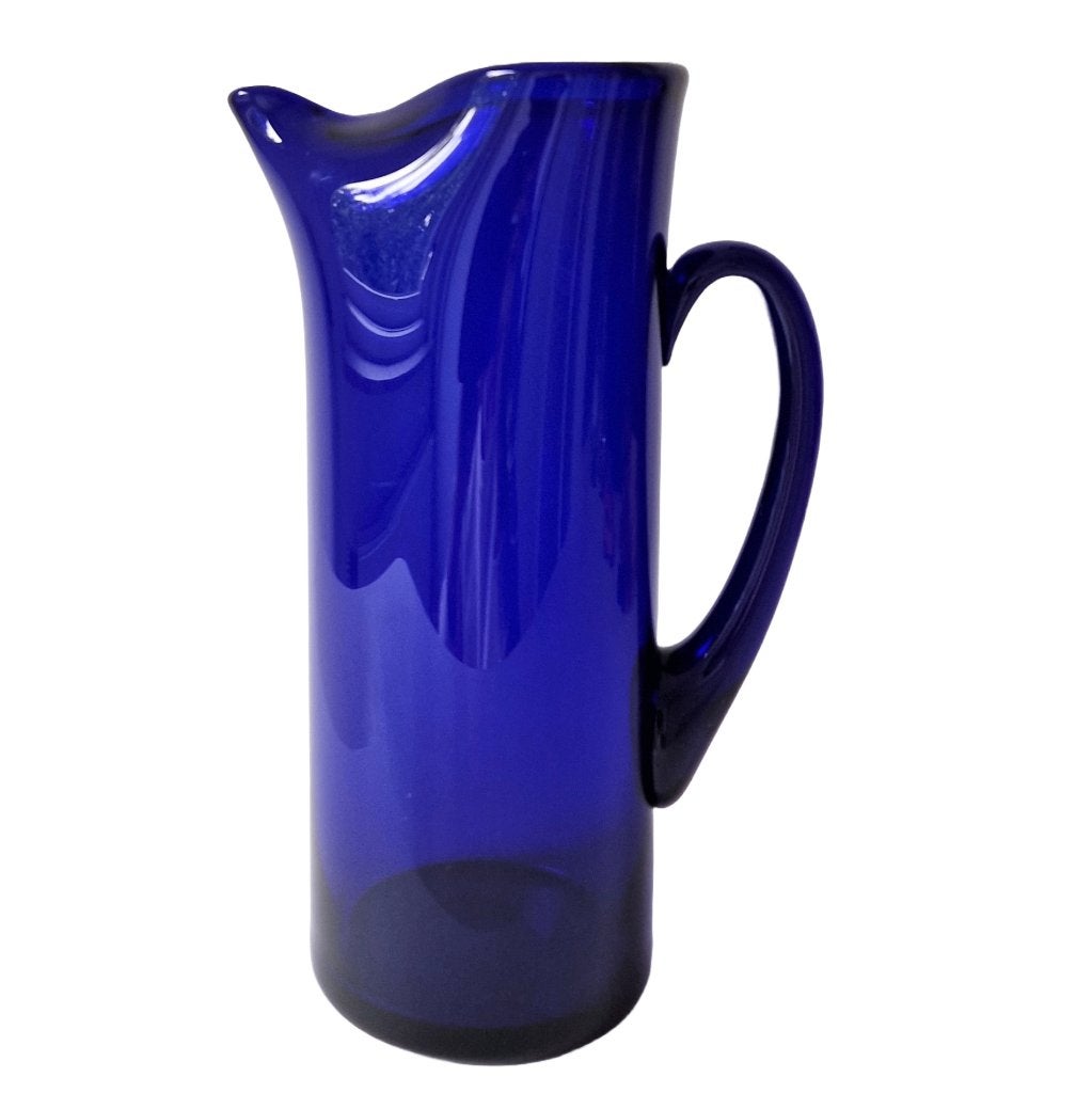 Holmegaard - Grote blauwe waterkan / vaas van Per Lütken, Antiek en Kunst, Ophalen of Verzenden