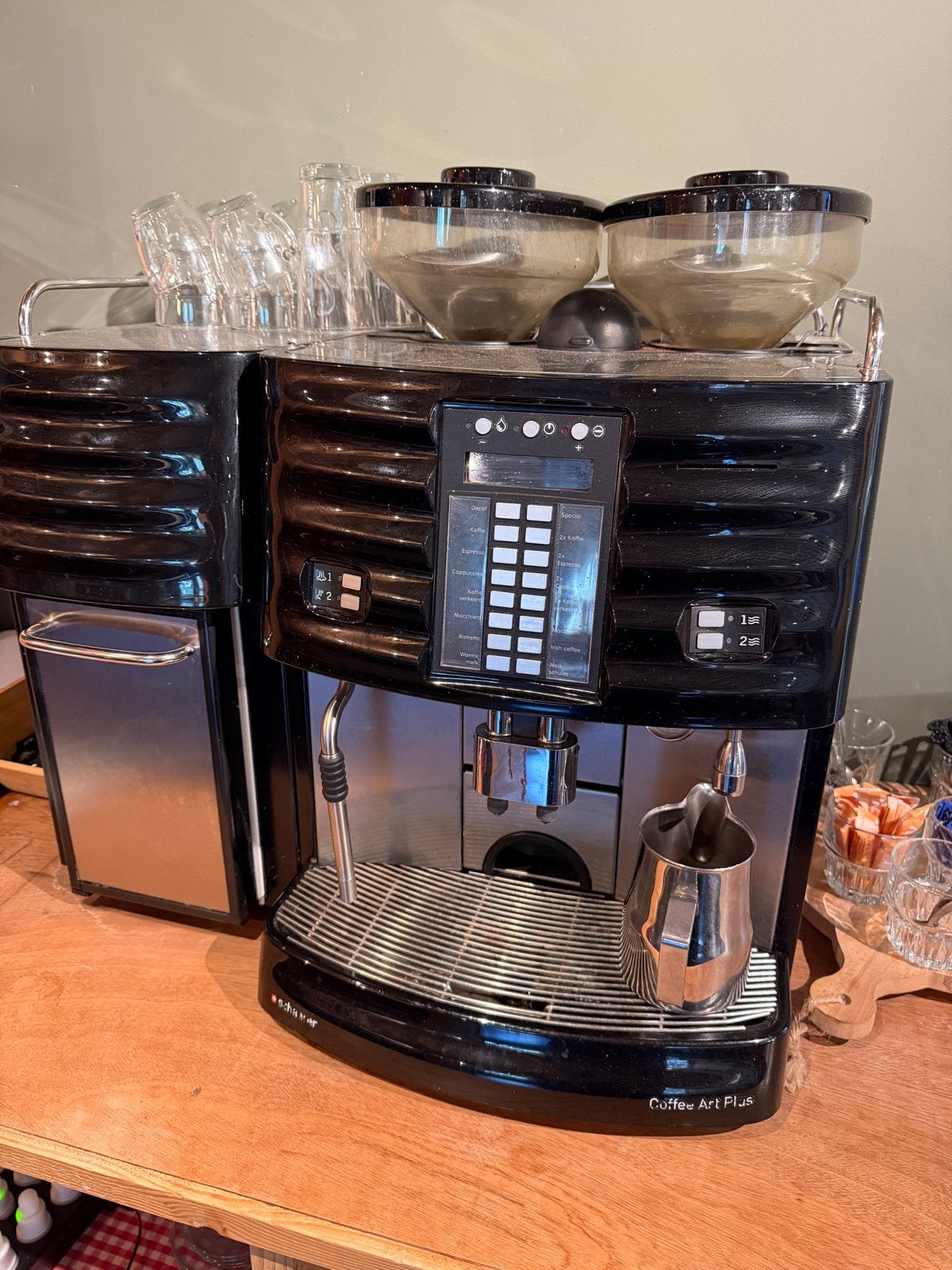 Schaerer Coffee Art Plus volautomatische espressomachine, Ophalen, Gebruikt, Koffie en Espresso