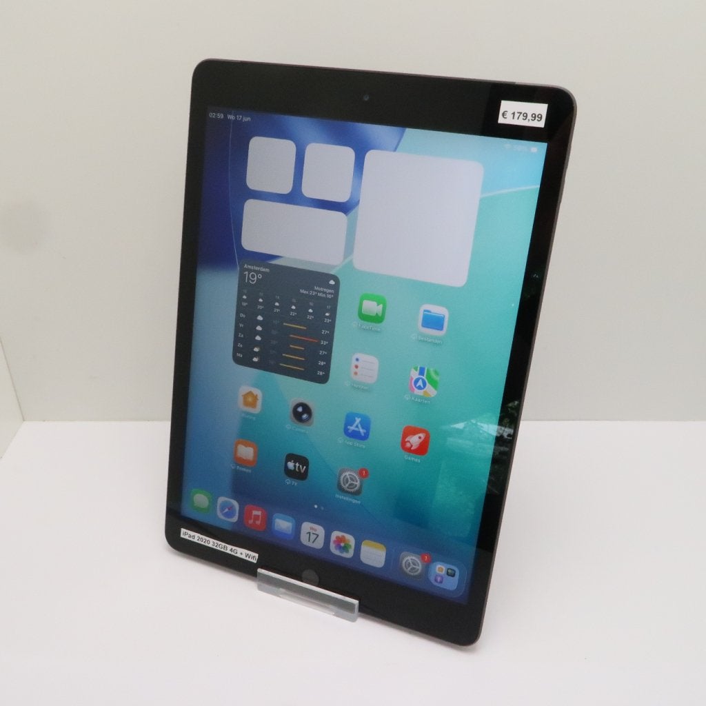 iPad 2020 8th Gen 32GB 4G + Wifi | in Prima Staat, Computers en Software, Apple iPads, Apple, Zo goed als nieuw, Support@apple.com