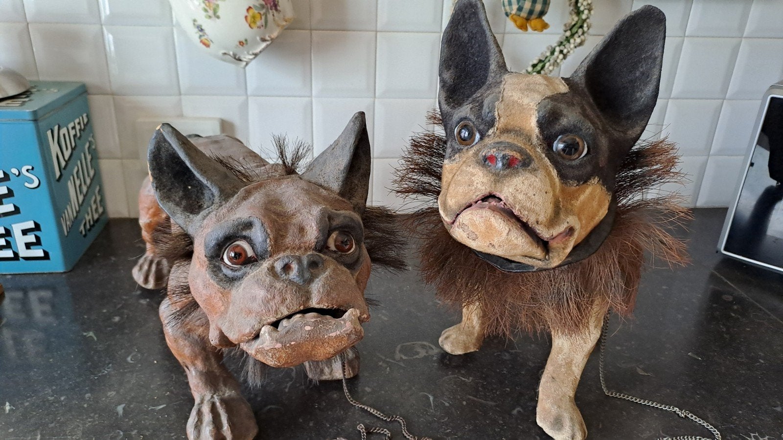 ROULLET & DECAMPS 1880-1900 FRANSE EN ENGELSE BULLDOGS, Ophalen of Verzenden