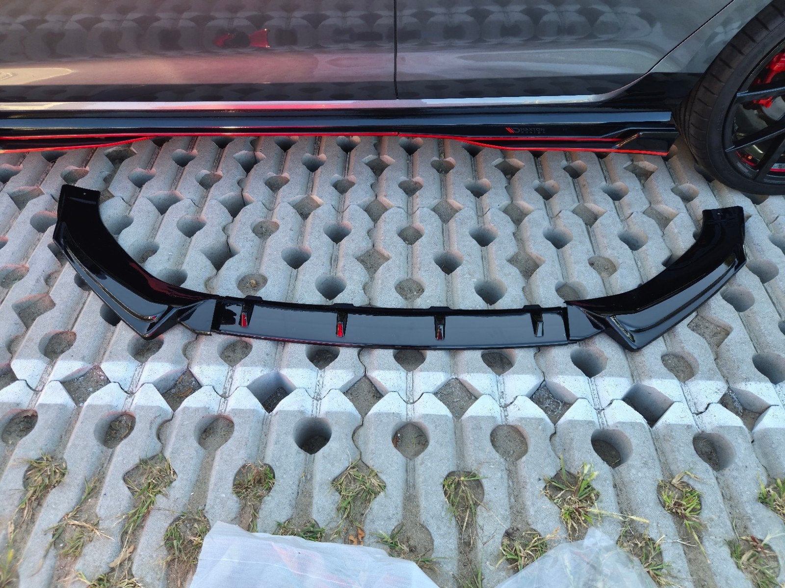 Audi Q5 front splitter splitter voorbumper, Ophalen of Verzenden