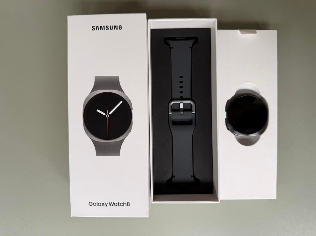 Samsung Galaxy Watch 8 LTE, Sieraden, Tassen en Uiterlijk, Smartwatches, Ophalen of Verzenden, Zo goed als nieuw, Zwart, Android