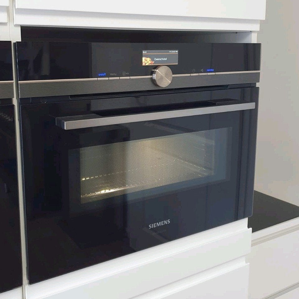 SIEMENS Blacksteel combi oven/ magnetron Wifi ( ook als set), Witgoed en Apparatuur, Magnetrons, Ophalen, Combimagnetron, Hete lucht