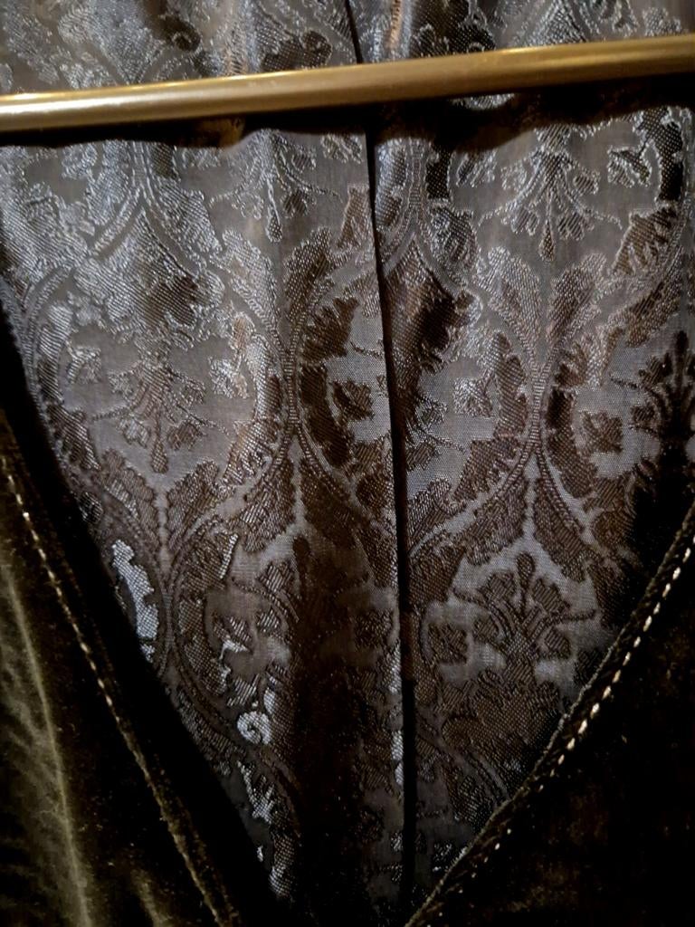 Hoge kwaliteit vintage velvet designer MEINDL couture gilet, Ophalen of Verzenden, Zo goed als nieuw, Maat 36 (S), Zwart