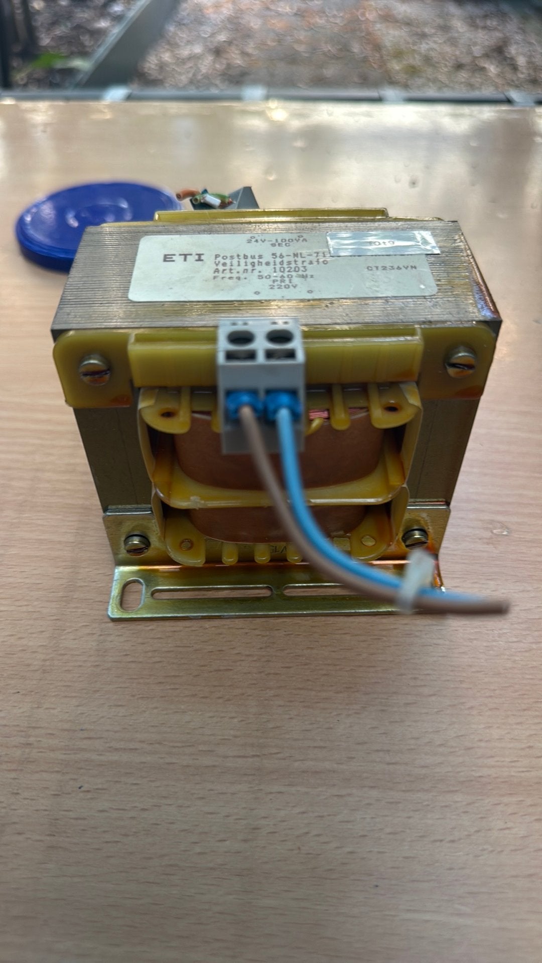ETI veiligheidstransformator (scheidingstransformator), Hobby en Vrije tijd, Elektronica-componenten, Ophalen of Verzenden, Gebruikt