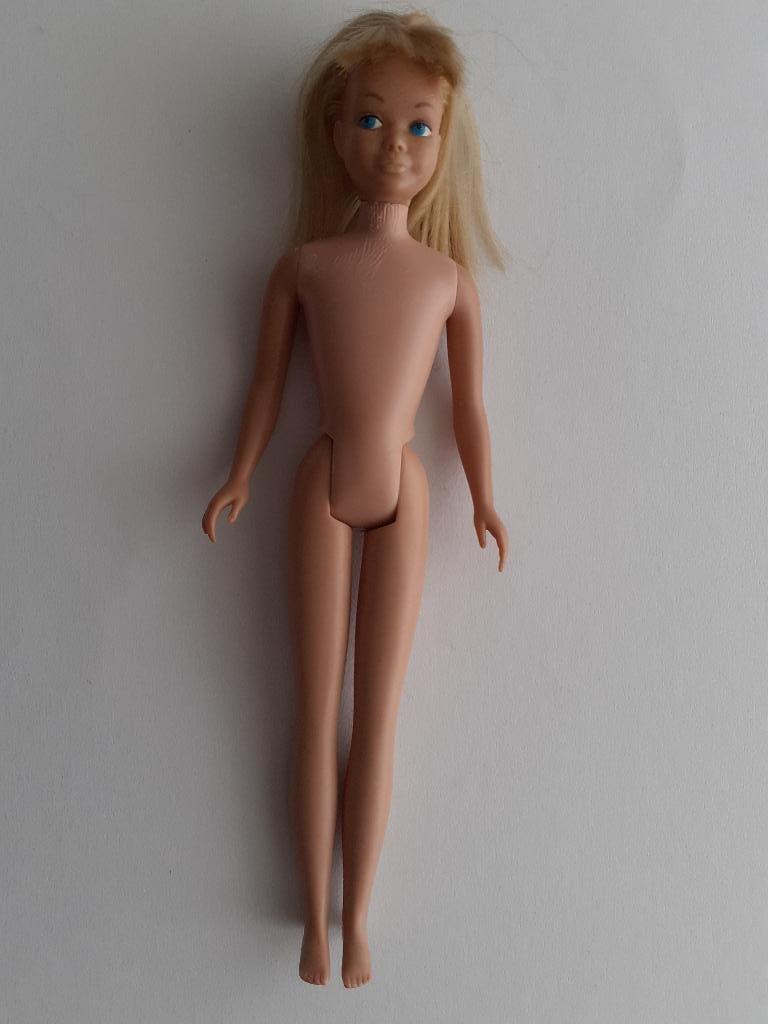 oude Skipper Mattel pop japan blond Barbie, Verzamelen, Ophalen of Verzenden, Gebruikt, Pop