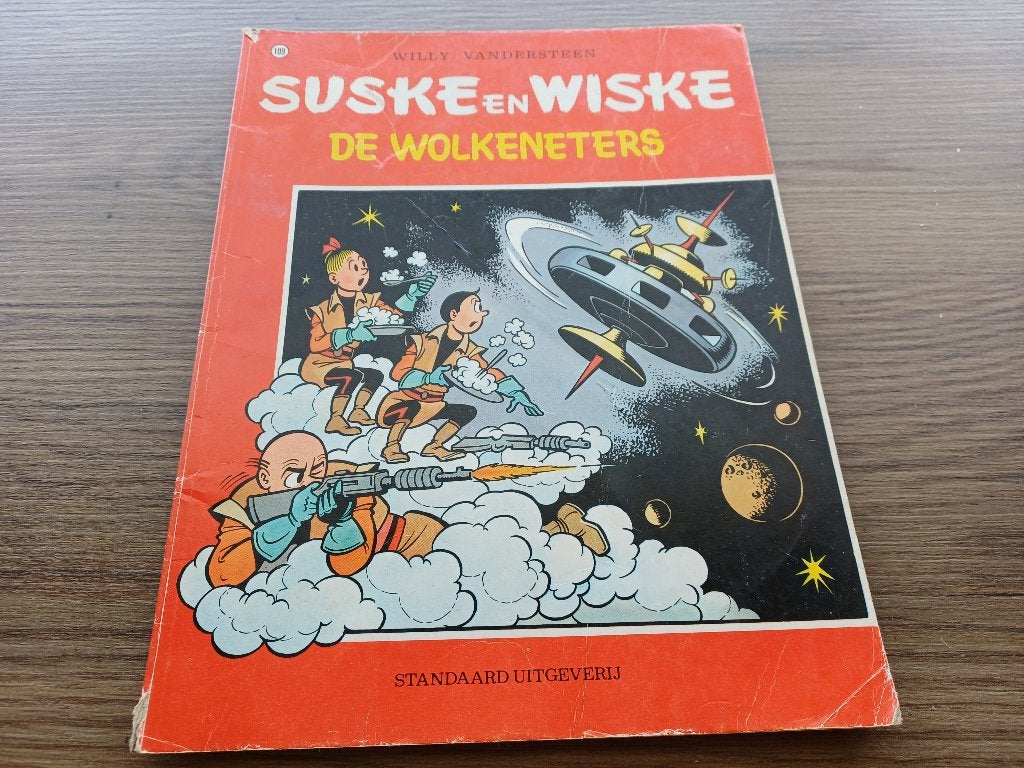 Suske en Wiske De Wolkeneters nr 109 1982, Eén stripboek, Ophalen of Verzenden, Gelezen