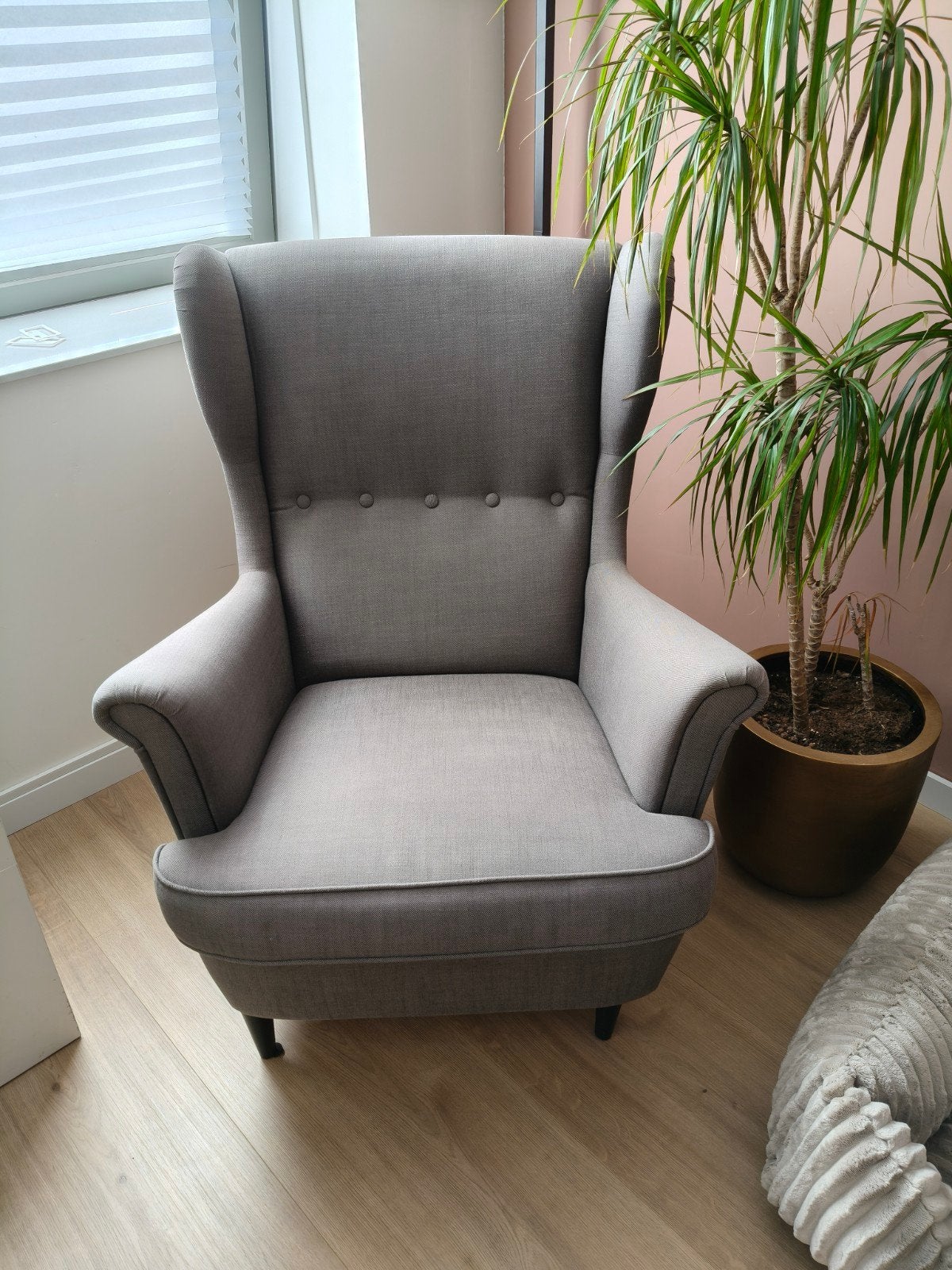 Ikea Strandmon fauteuil, Ophalen, Gebruikt, 75 tot 100 cm, 50 tot 75 cm