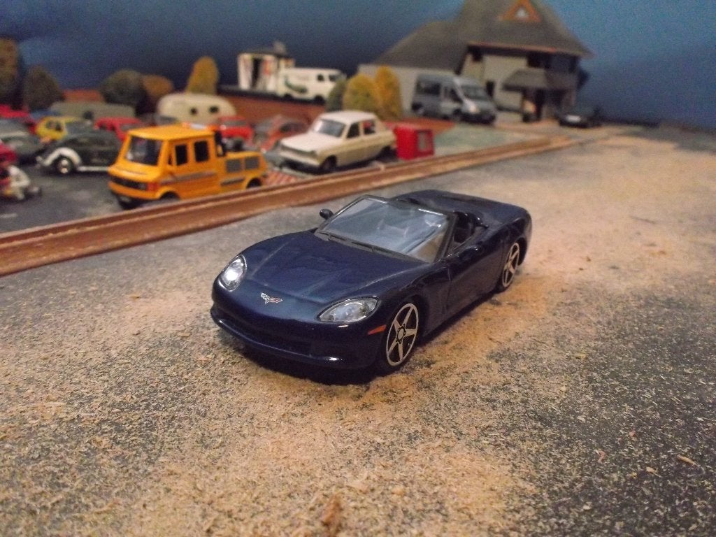 1:43 Chevrolet Corvette C6 Convertible - Bburago, Ophalen of Verzenden, Gebruikt, Auto, Overige merken