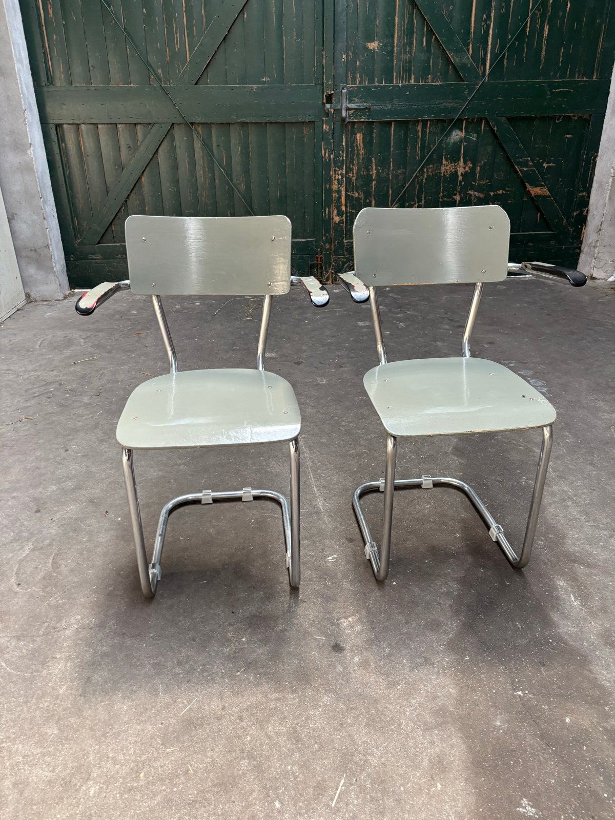 Vintage Industriële Stoelen - Set van 2, Ophalen