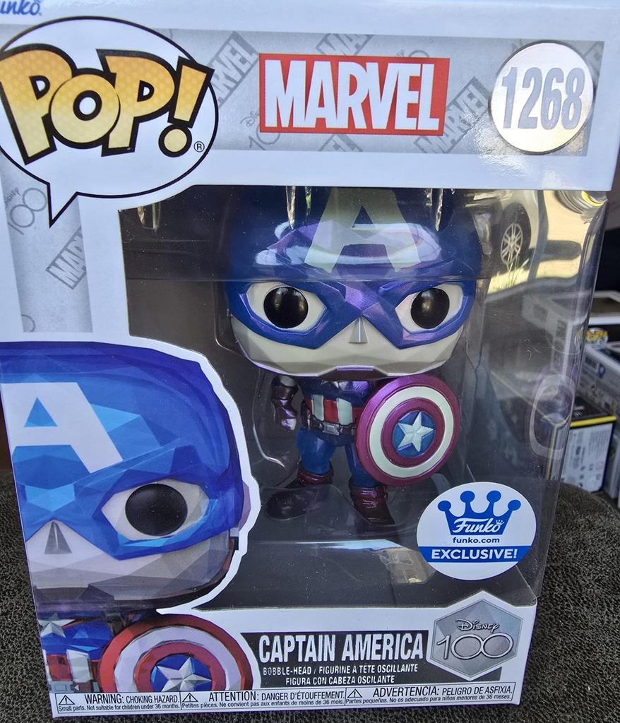 Funko Pop 1268 Captain America, Ophalen of Verzenden, Zo goed als nieuw