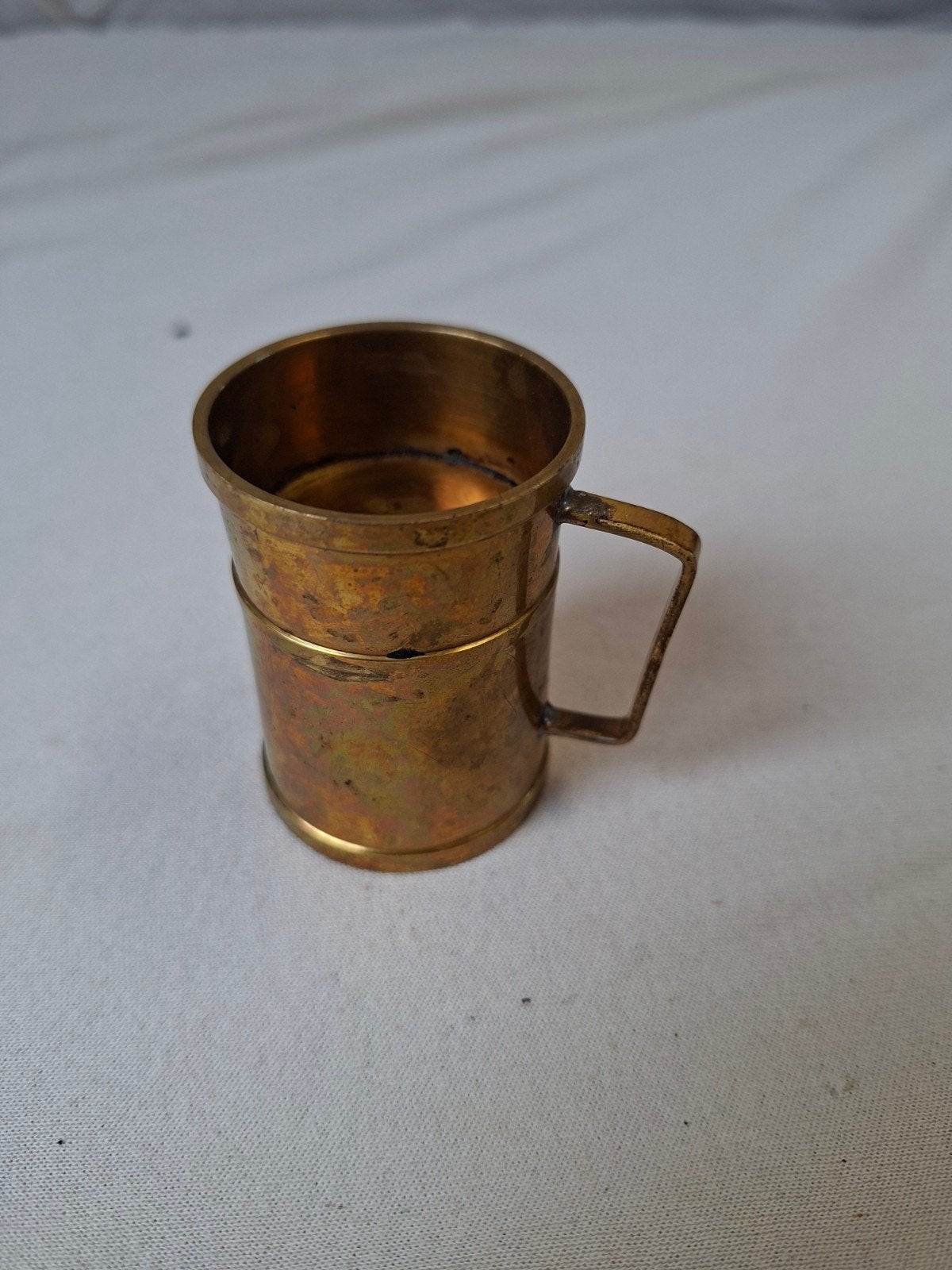 Antieke koperen koffie maatje, Antiek en Kunst, Ophalen, Koper