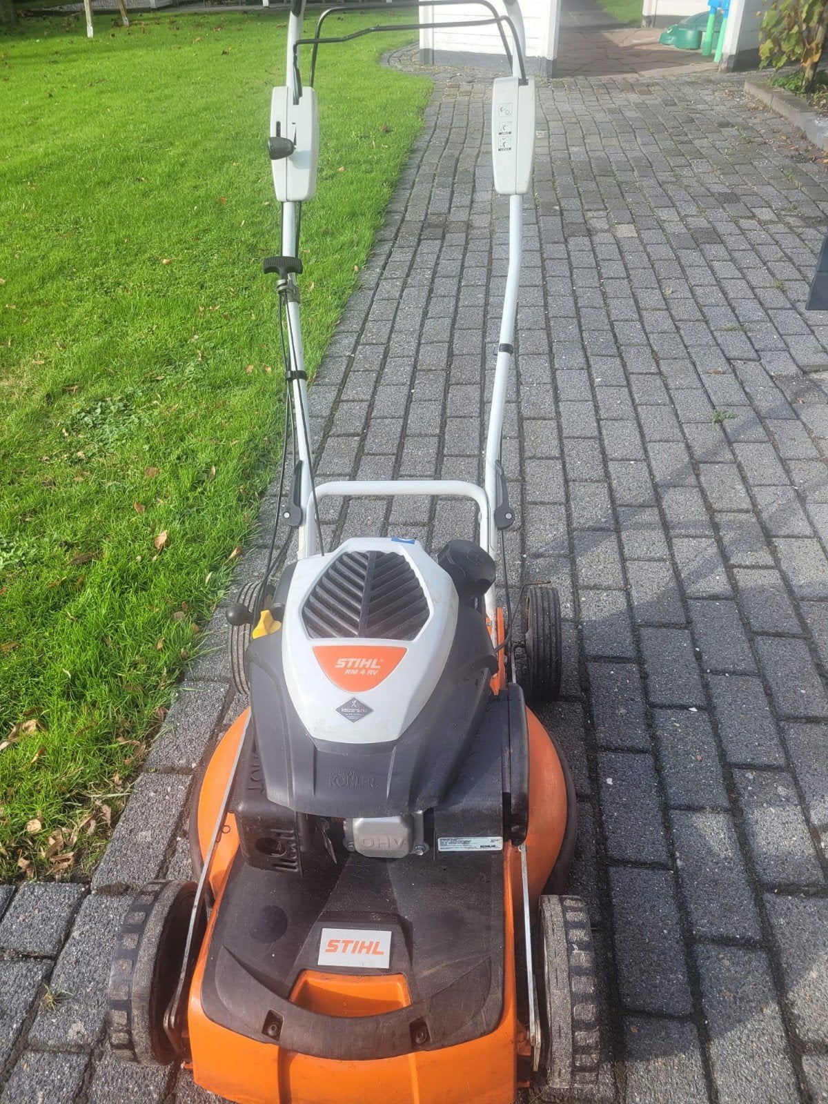 Stihl motormaaier, Tuin en Terras, Ophalen, Cirkelmaaier, Stihl, Gebruikt
