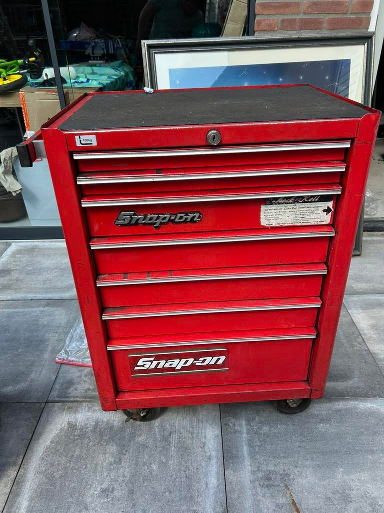 Snap on gereedschapswagen met divers gereedschap, Ophalen, Gebruikt, ., Gevuld