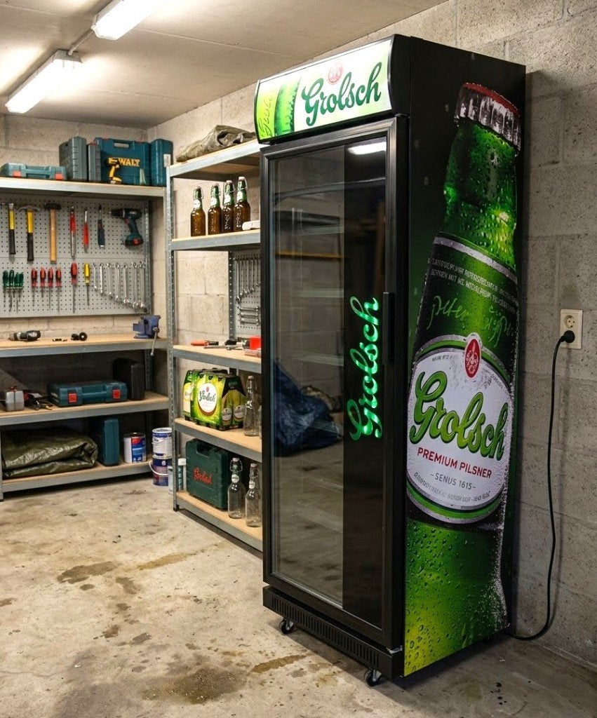 De nieuwe KS koelkast van Schildersbedrijf van Heesbeen, Zonder vriesvak, 200 liter of meer, Nieuw, 160 cm of meer