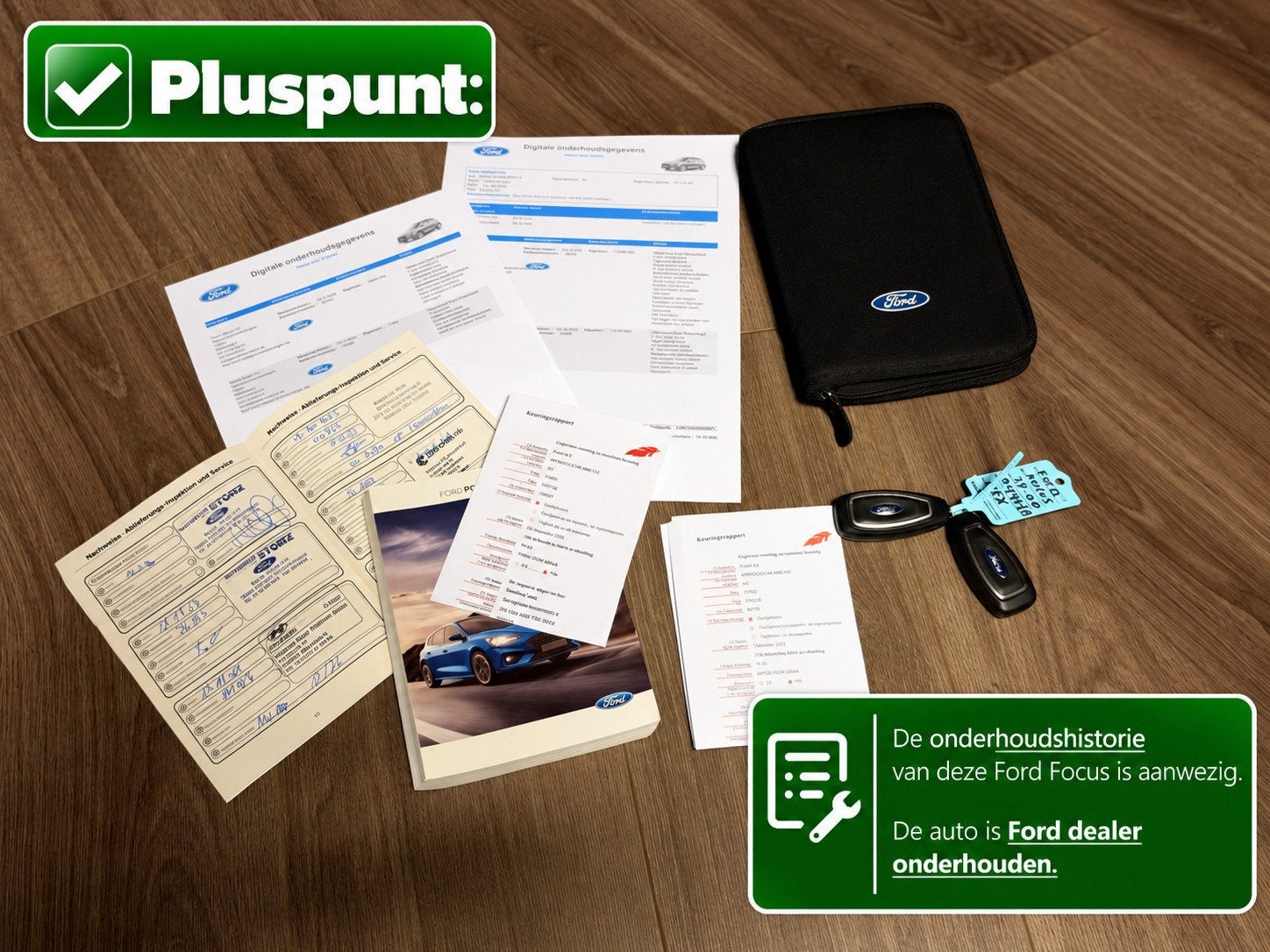 Ford Focus 1.5 E.B. 150PK Titanium Business AUTOMAAT | Pano-, Auto's, Stof, Gebruikt, Bedrijf, 3 cilinders