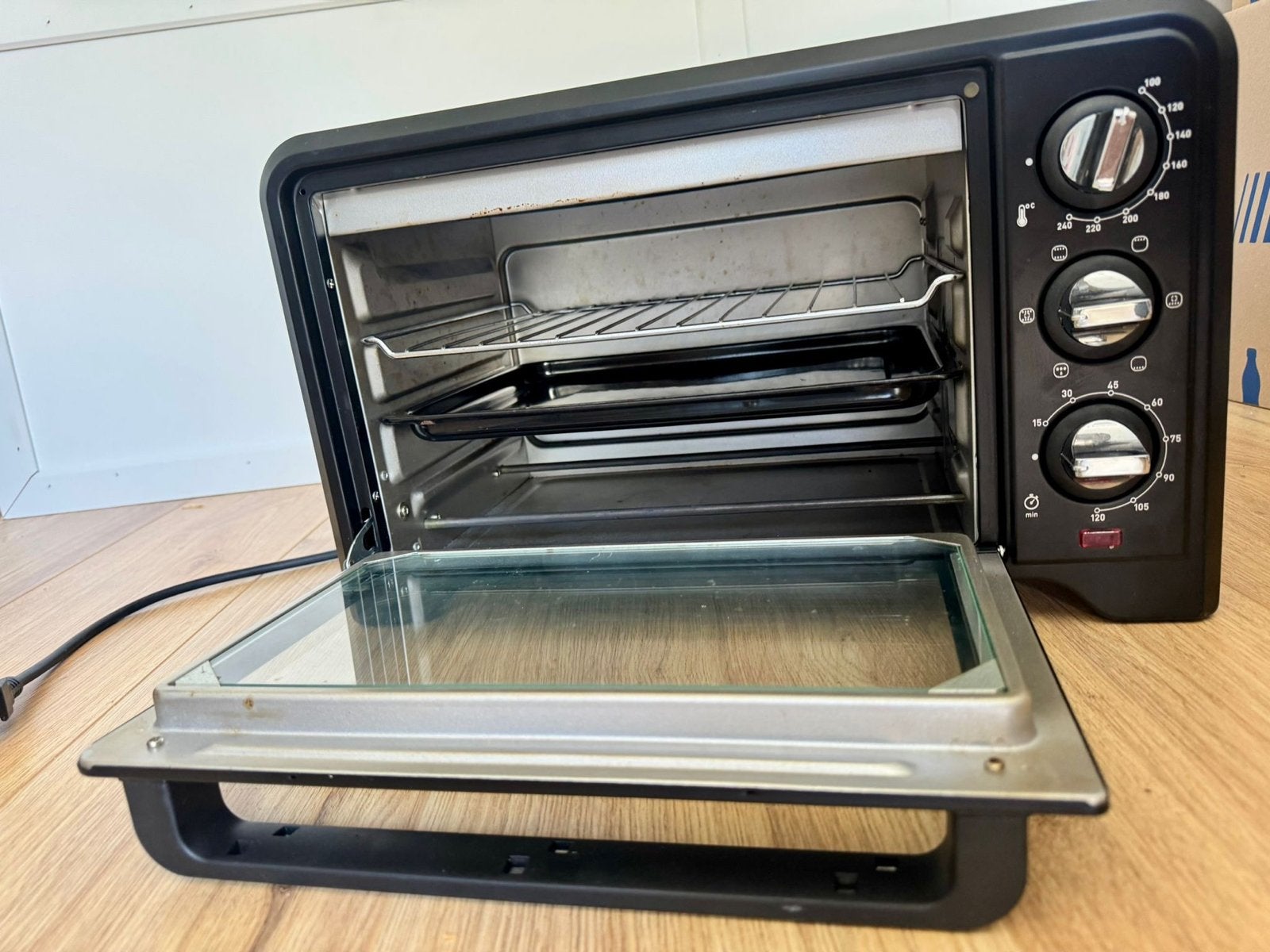 Moulinex elektrische oven in goede conditie, Ophalen, Minder dan 45 cm, Overige merken, Vrijstaand
