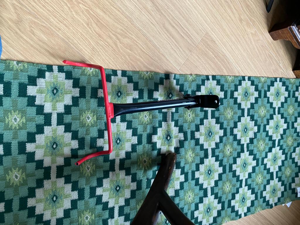 Fietsstandaard voor fiets - Zwart/Rood, Ophalen, Zo goed als nieuw, Zwart
