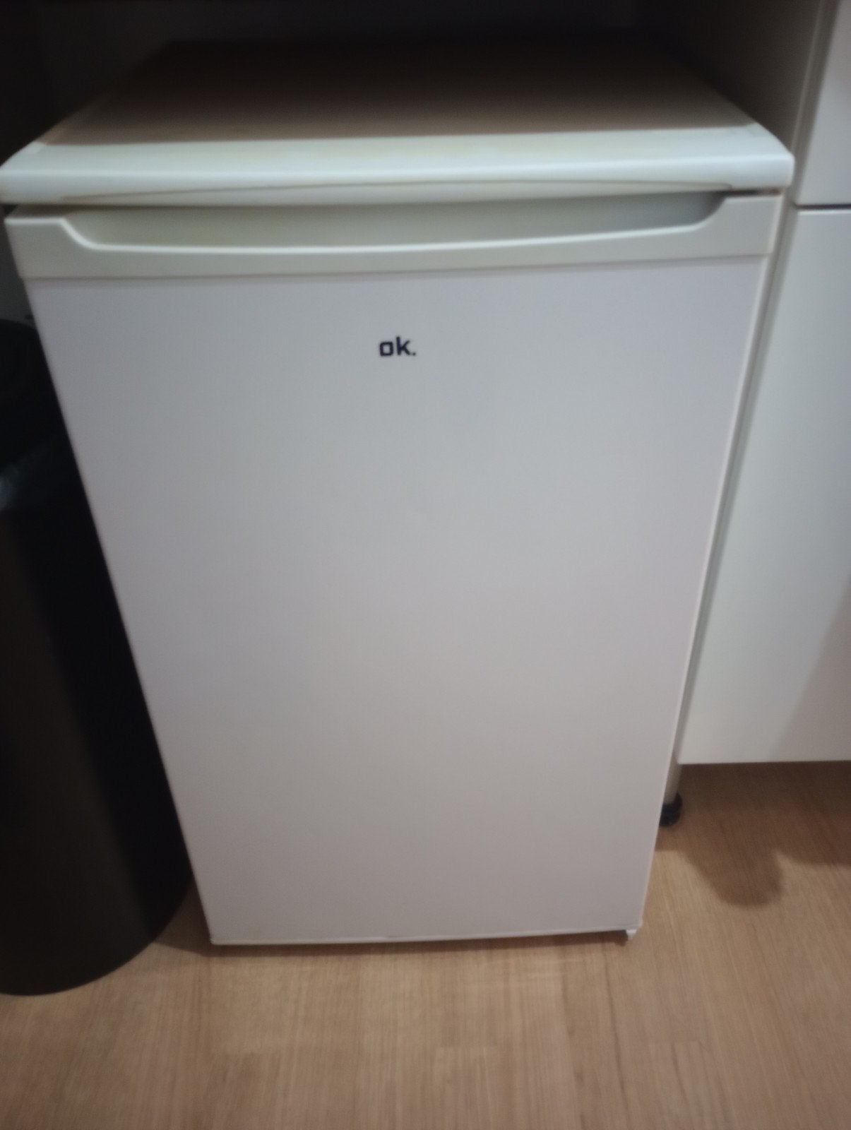 Koelkast met vriesvak - OK tafelmodel, Gebruikt, 75 tot 100 liter, 45 tot 60 cm, Met vriesvak