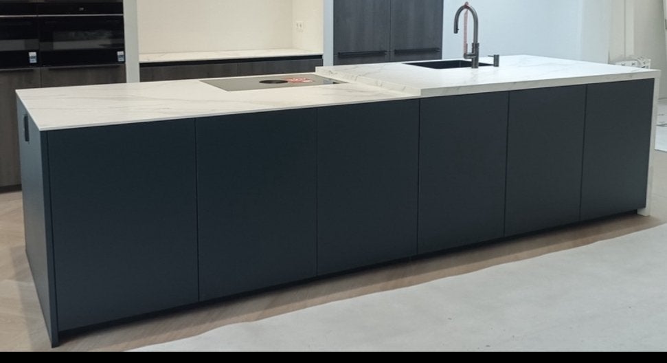 Keukenfront 13 stuks diep donkerblauw, Ophalen, Blauw, Nieuw, 50 tot 100 cm
