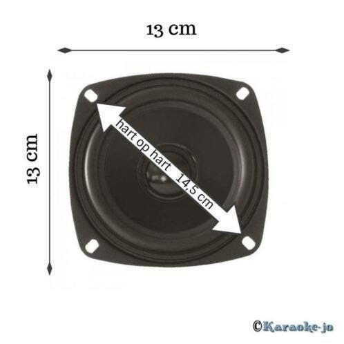 Dynavox 8 Ohm basluidspreker 13 cm 50 Watt