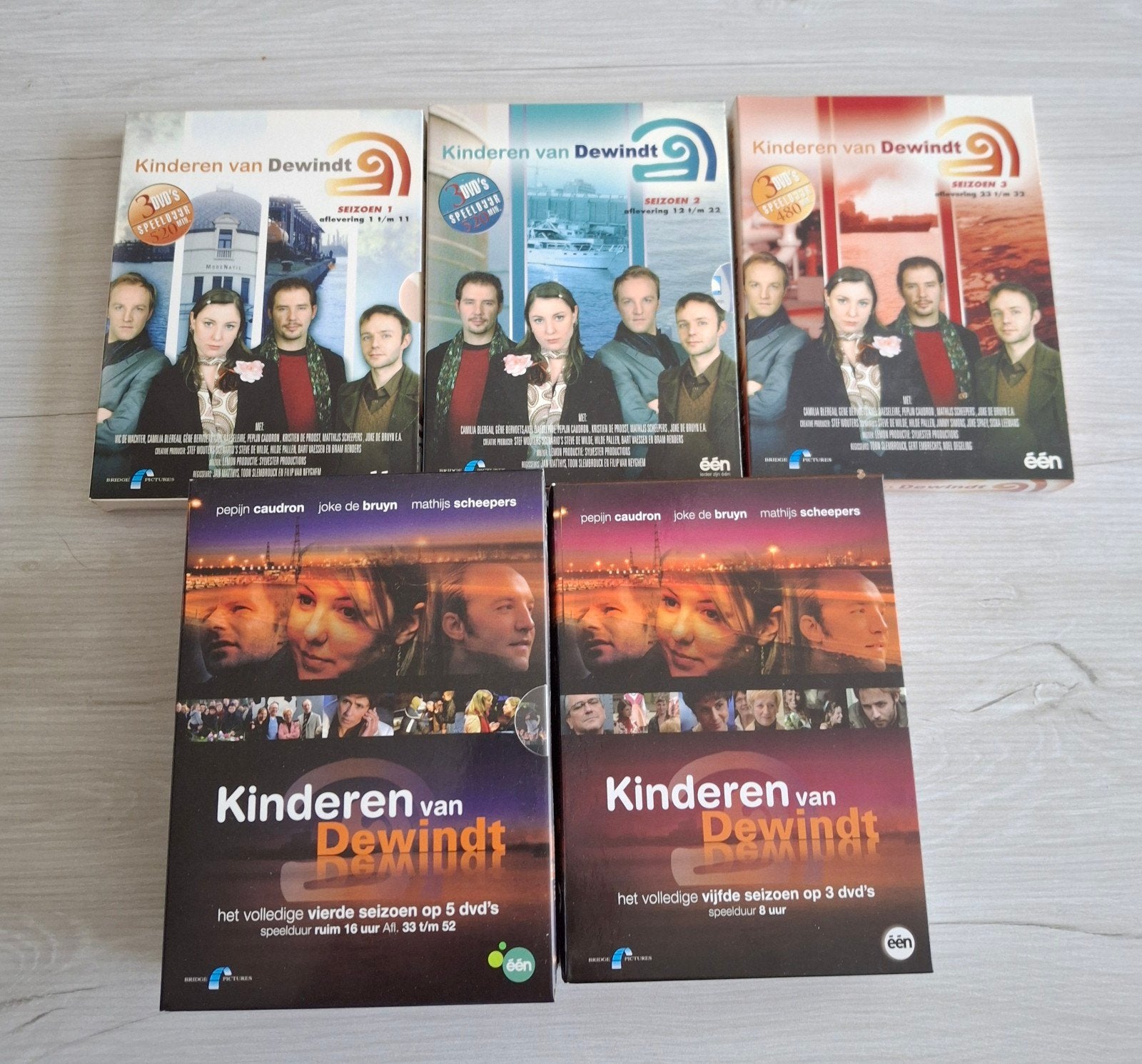 complete vlaamse serie kinderen van de windt, Cd's en Dvd's, Dvd's | Tv en Series, Zo goed als nieuw, Drama, Alle leeftijden, Ophalen of Verzenden