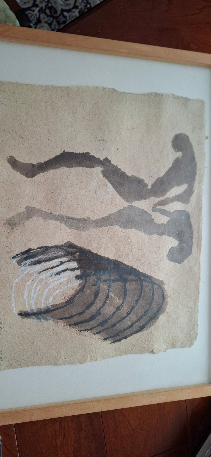 Hans Erik van der Leeuw (1983), Antiek en Kunst, Ophalen, Tekening, Gemengde techniek, Gesigneerd