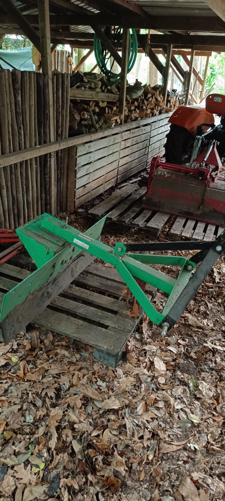 Grondschaaf mini tractor 125 cm, Ophalen